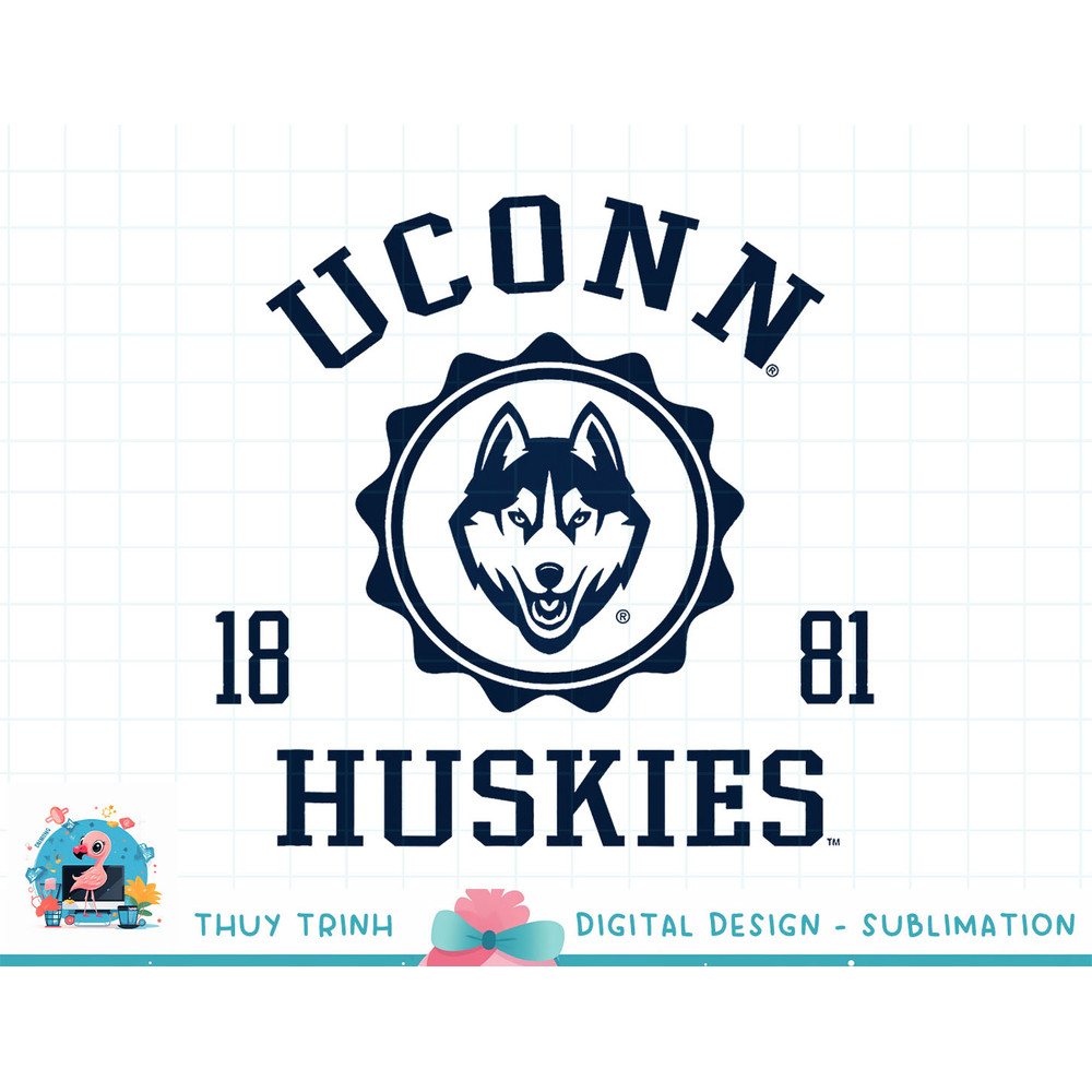 Connecticut Huskies Stamp Alternate Officially Licensed png.jpg