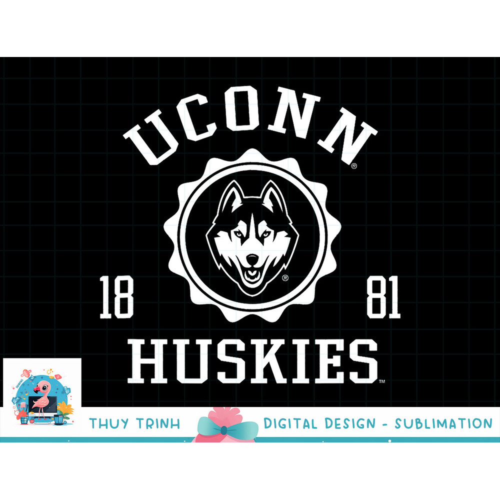 Connecticut Huskies Stamp Officially Licensed png.jpg