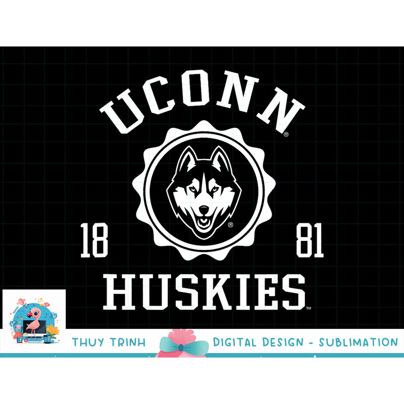 Connecticut Huskies Stamp Officially Licensed png.jpg