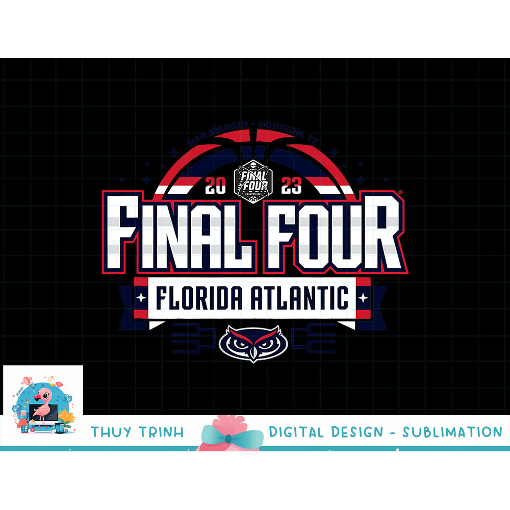 Florida Atlantic Owls Final Four 2023 Basketball Bold Gray png.jpg