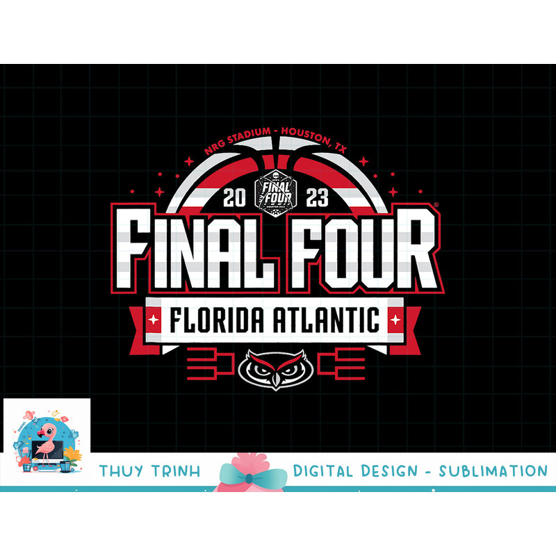 Florida Atlantic Owls Final Four 2023 Basketball Bold Navy png.jpg