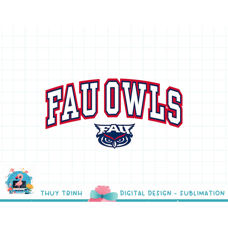 Florida Atlantic Owls Womens Arch Over Navy png.jpg