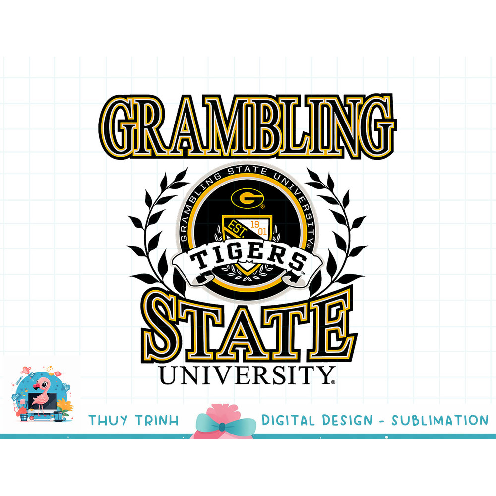 Grambling Tigers Laurels Logo Officially Licensed png.jpg
