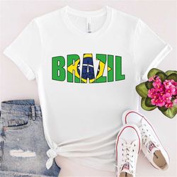 brasil t-shirt, brazil tee, brazilian t-shirt, world cup brazil shirt, gift for brazilian, brazil gifts, women shirt, qa