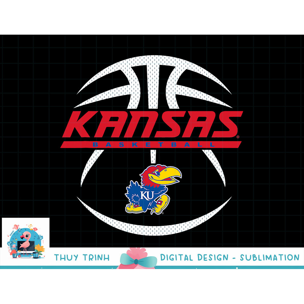 Kansas Jayhawks Basketball Rebound Blue Officially Licensed png.jpg