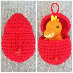 Dinosaur Egg Crochet Pattern