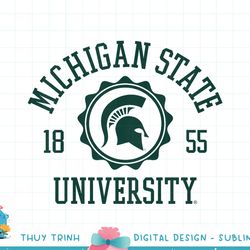 kids michigan state spartans kids stamp 1855 officially licensed png