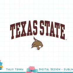 kids texas state bobcats kids arch over black officially licensed png