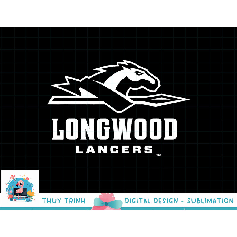 Longwood Lancers Icon Navy Officially Licensed png.jpg