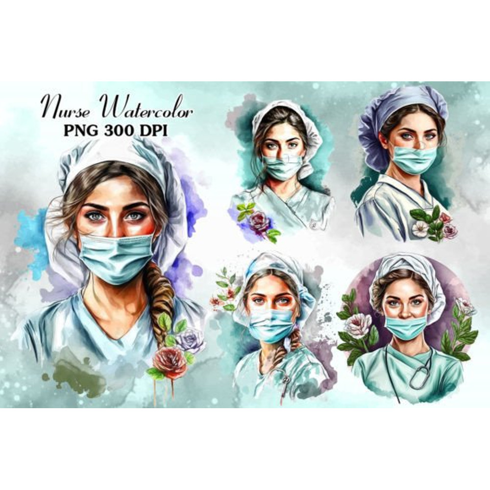 Nurse-Watercolor-Clipart-Bundle-Graphics-68383942-1-1-580x387.jpg