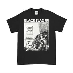 black flag t shirt henry rollins shirt raymond pettibon love vintage 80's band merchandise retro unisex tee hardcore pun