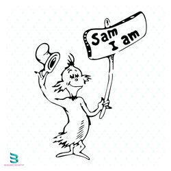 sam i am svg, dr seuss svg, sam uncle svg, i am sam svg, funny sam svg