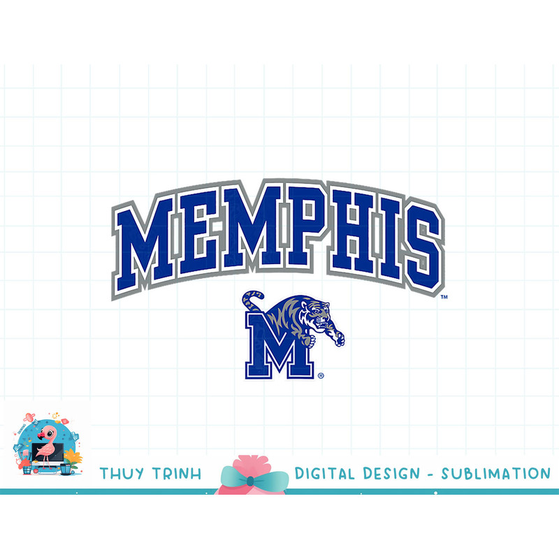 Memphis Tigers Womens Arch Over Dark Heather png.jpg