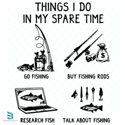 things i do in my spare time fishing svg, trending svg, fishing svg, go fishing