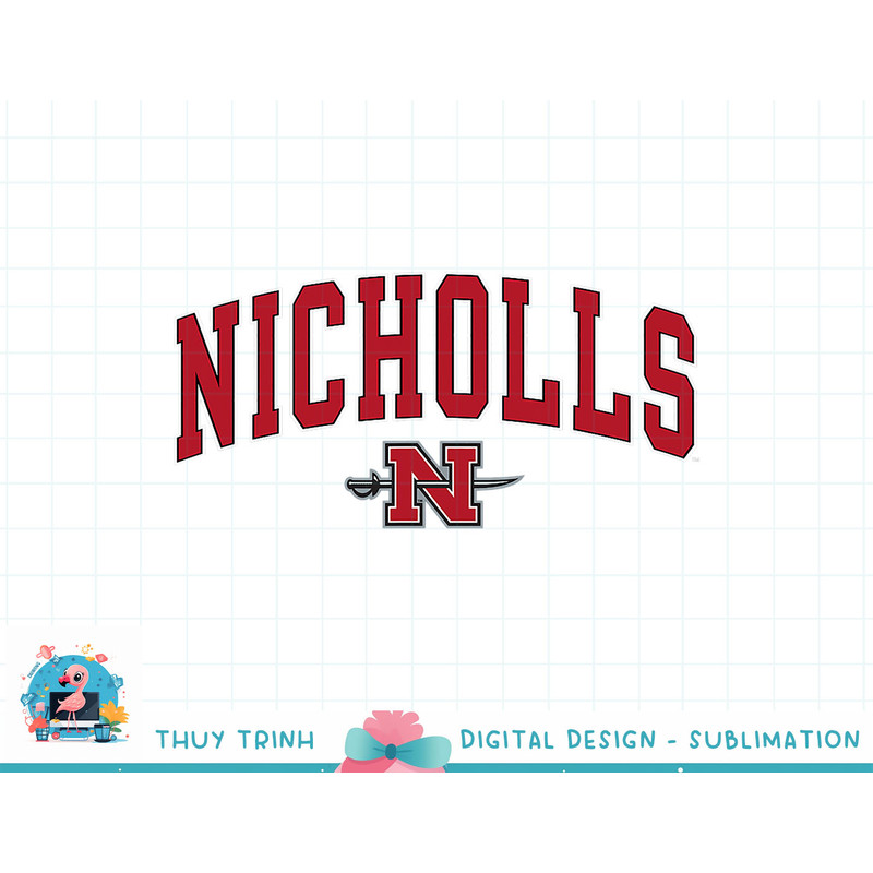 Nicholls State Colonels Arch Over Officially Licensed png.jpg