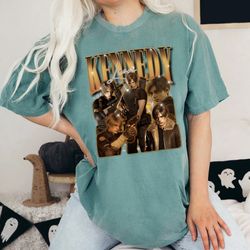 leon vintage shirt | leon residence evil shirt | horror game shirt | leon re4 shirt | leon kennedy funny vintage shirt