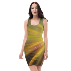 all over printed women cut and hand sewn made especially bodycon dress fitted dresses sleeveless sexy party wear