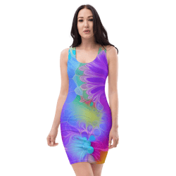 all over printed women cut and hand sewn made especially bodycon dress fitted dresses sleeveless sexy party wear