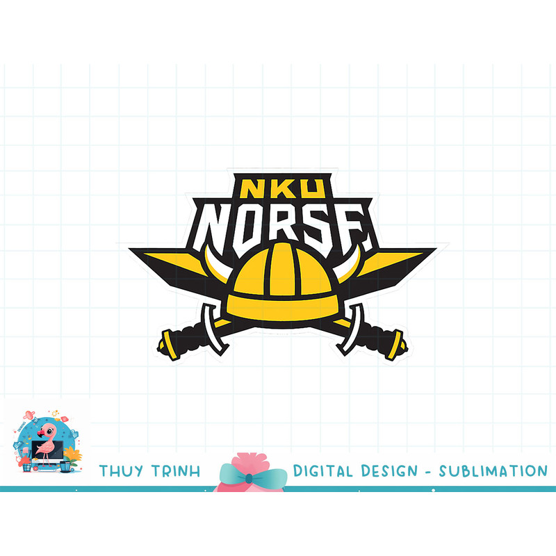 Northern Kentucky Norse Icon Black Officially Licensed png.jpg