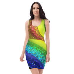 all over printed women cut and hand sewn made especially bodycon dress fitted dresses sleeveless sexy party wear