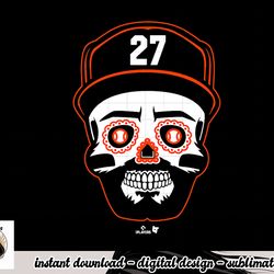 jose altuve - sugar skull - houston baseball  png