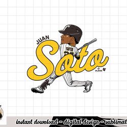 juan soto - san diego caricature - san diego baseball  png