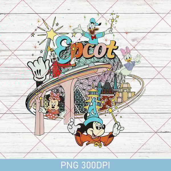 Retro Epcot PNG, Vintage Epcot 1982 PNG, Disney PNG, Vintage | Inspire ...