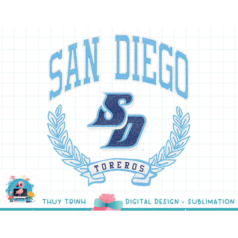 San Diego Toreros Victory Vintage Navy png.jpg