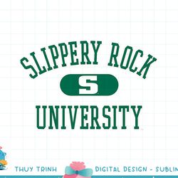 slippery rock the rock varsity logo officially licensed png