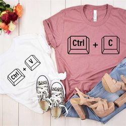 matching family shirt, funny family t shirt, family shirt, mom and me shirt, daddy and me t shirt, copy paste t-shirt, c