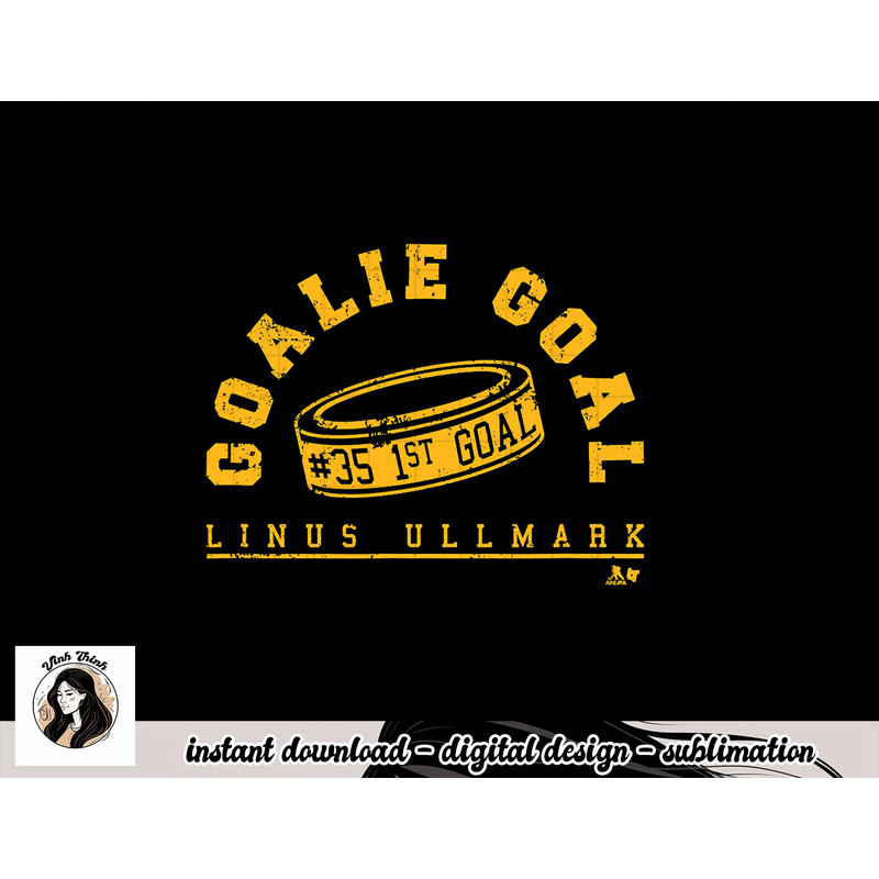 Linus Ullmark - Goalie Goal - Boston Hockey png.jpg