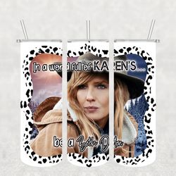 yellowstone beth dutton tumbler ,  silhouette svg fies