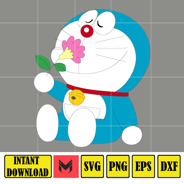 Doraemon File Vector Doraemon SVG, Cricut, Cut files, Digital Vector File, Comes - Inspire ...
