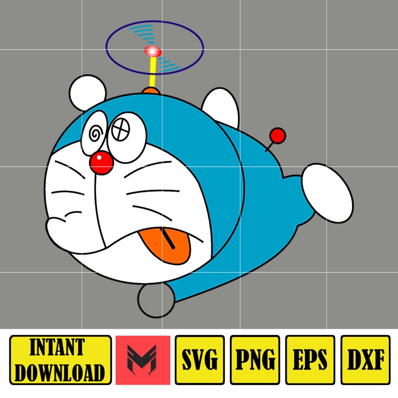 Doraemon SVG, Cricut, Cut files, Digital Vector File, Comes with SVG, Png, Jpg, AI Format (84).jpg