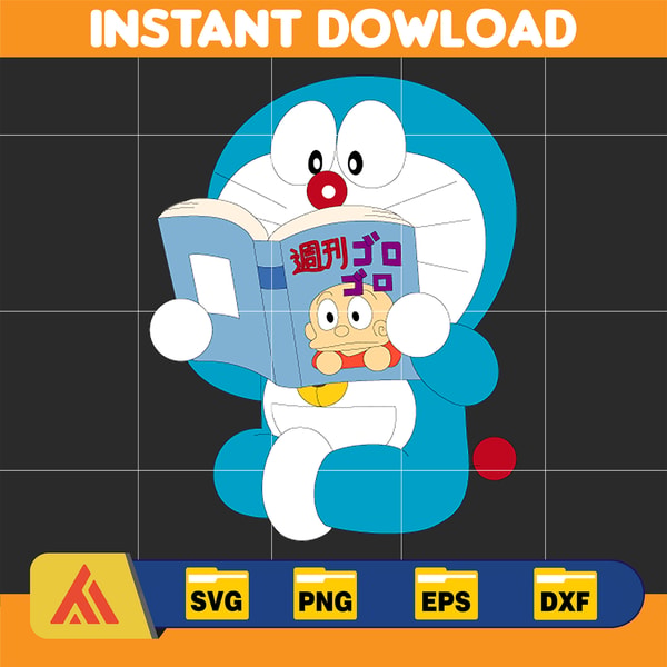 Doraemon File Vector Doraemon SVG, Cricut, Cut files, Digital Vector File, Comes - Inspire ...