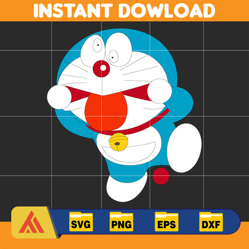 Doraemon SVG, Cricut, Cut files, Digital Vector File, Comes with SVG, Png, Jpg, AI Format (56).jpg