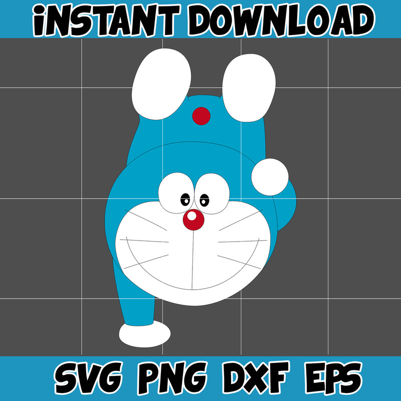 Doraemon SVG, Cricut, Cut files, Digital Vector File, Comes with SVG, Png, Jpg, AI Format (6).jpg