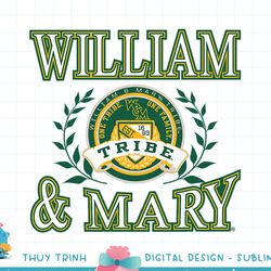 william & mary tribe laurels officially licensed png