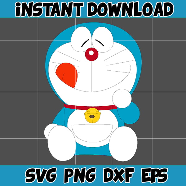 Doraemon File Vector Doraemon SVG, Cricut, Cut files, Digital Vector File, Comes - Inspire ...