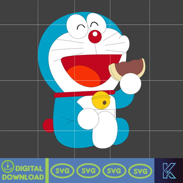 Doraemon File Vector Doraemon SVG, Cricut, Cut files, Digital Vector File, Comes - Inspire ...