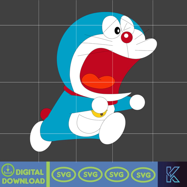 Doraemon File Vector Doraemon SVG, Cricut, Cut files, Digital Vector File, Comes - Inspire ...