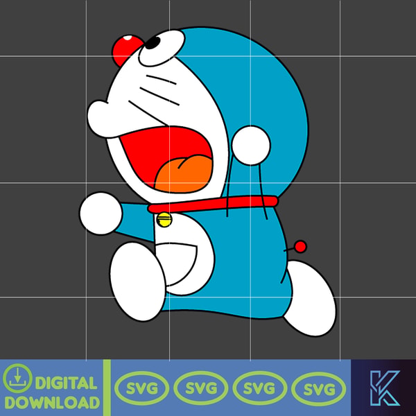 Doraemon File Vector Doraemon SVG, Cricut, Cut files, Digital Vector File, Comes - Inspire ...