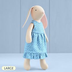 PDF Large Bunny Doll Sewing Pattern