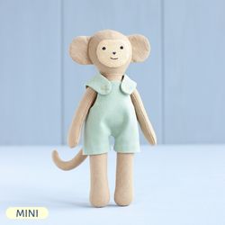 PDF Mini Monkey Doll Sewing Pattern