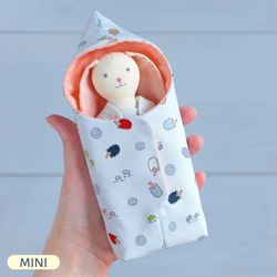 PDF Sleeping Bag for Mini Doll Sewing Pattern