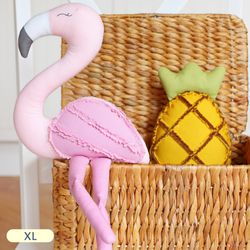 PDF Flamingo and Pineapple Stuffed Toys Sewing Pattern