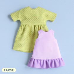 PDF Dresses for Large Doll Sewing Pattern