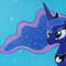 My Little Pony-Princess Luna-Pony-Friendship Is Magic -MLP-blue-acrylic painting-on canvas-cartoon-4.jpg