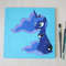 My Little Pony-Princess Luna-Pony-Friendship Is Magic -MLP-blue-acrylic painting-on canvas-cartoon-5.JPG
