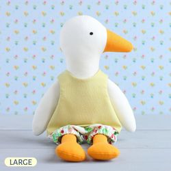PDF Large Duck Doll Sewing Pattern